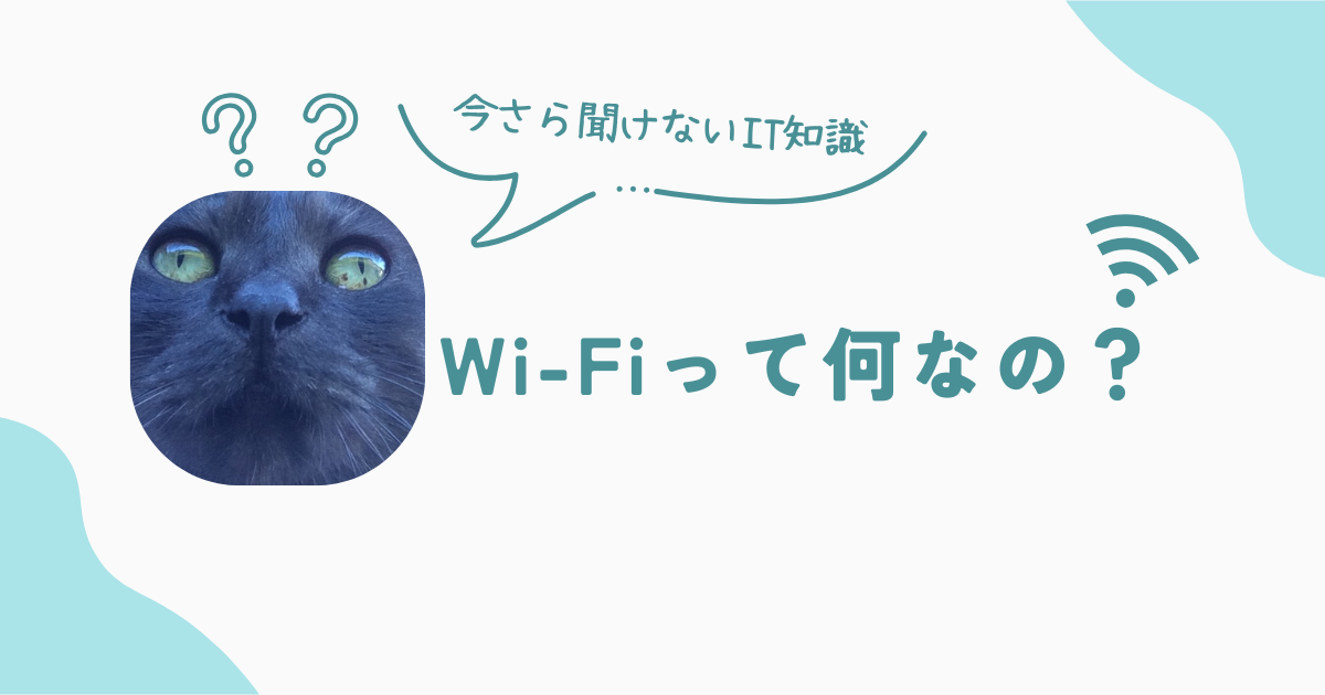 Wi-Fiって何？今さら聞けないIT知識を解説！